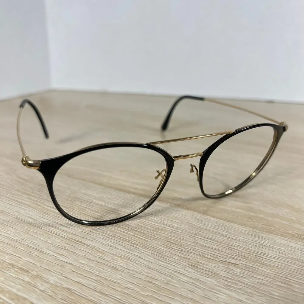 Ray-Ban RB3546 187/71 Sunglasses Black Gold Metal Frame ONLY 52-20-145 READ DESC